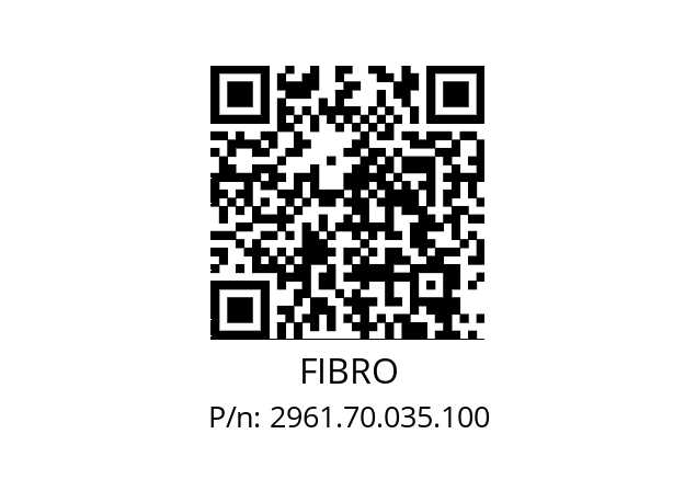   FIBRO 2961.70.035.100