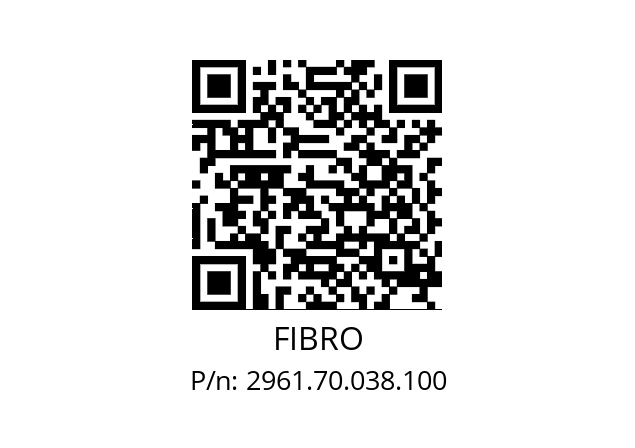   FIBRO 2961.70.038.100