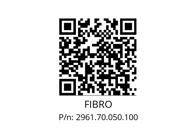   FIBRO 2961.70.050.100