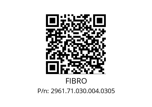   FIBRO 2961.71.030.004.0305