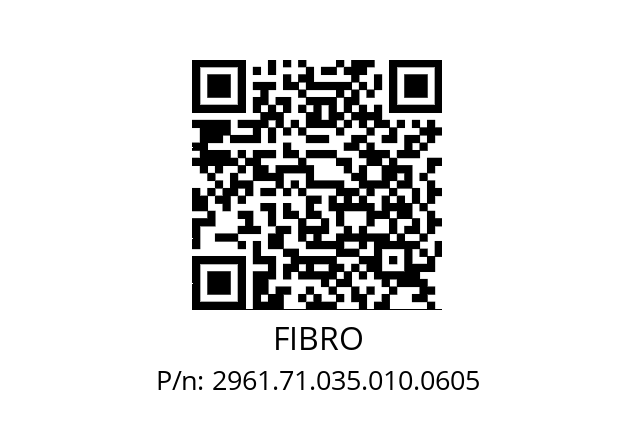   FIBRO 2961.71.035.010.0605