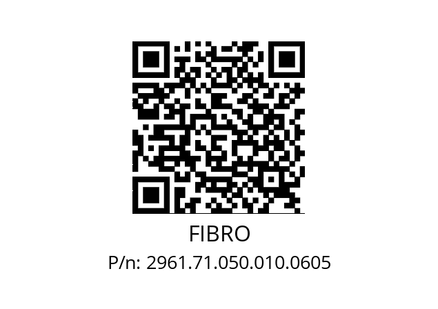   FIBRO 2961.71.050.010.0605