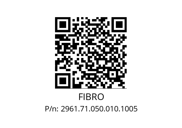   FIBRO 2961.71.050.010.1005