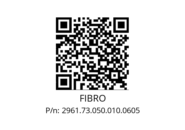   FIBRO 2961.73.050.010.0605