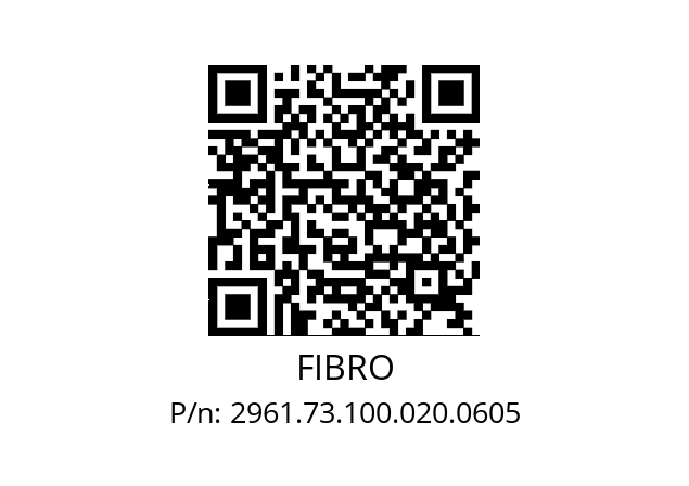   FIBRO 2961.73.100.020.0605