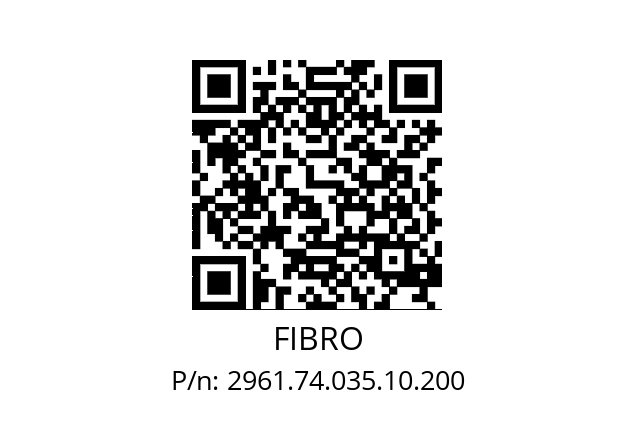   FIBRO 2961.74.035.10.200