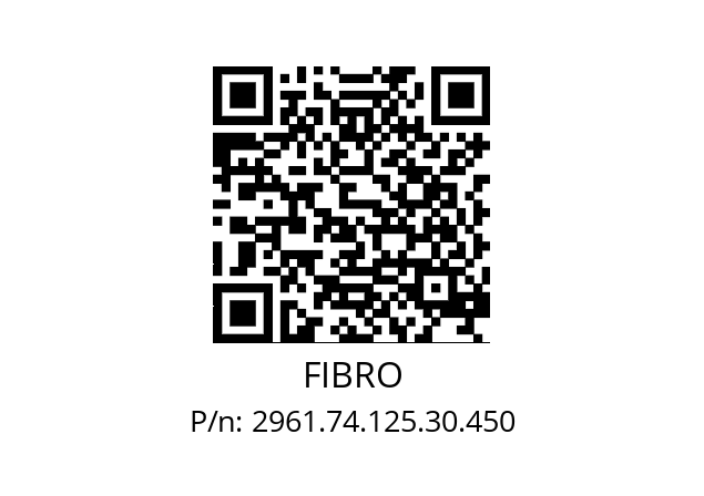   FIBRO 2961.74.125.30.450