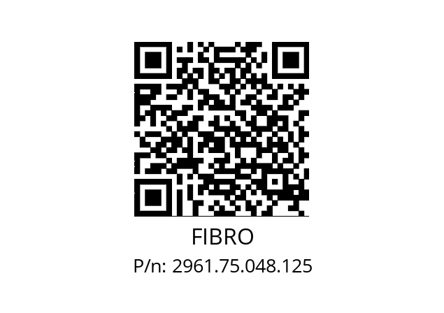   FIBRO 2961.75.048.125