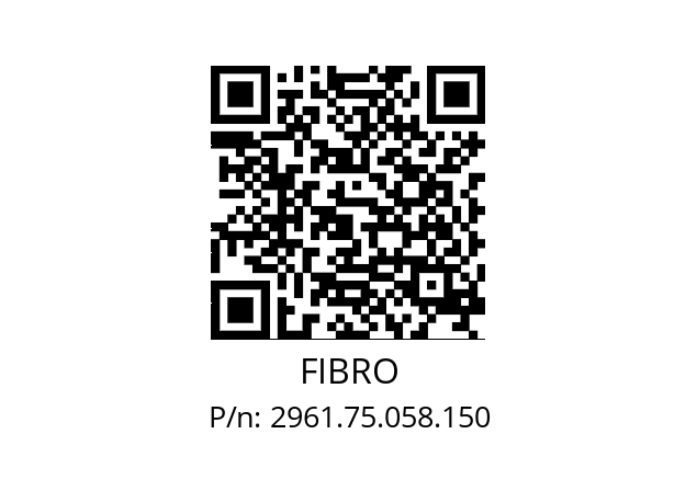   FIBRO 2961.75.058.150