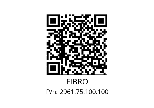   FIBRO 2961.75.100.100