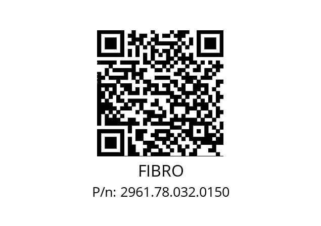   FIBRO 2961.78.032.0150