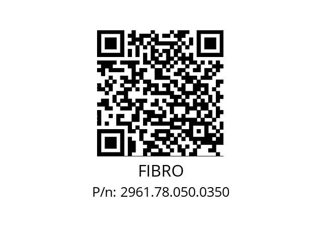   FIBRO 2961.78.050.0350