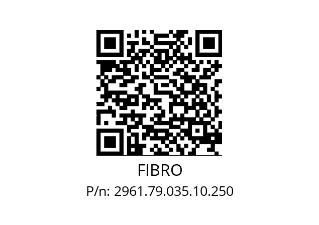   FIBRO 2961.79.035.10.250