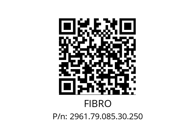   FIBRO 2961.79.085.30.250