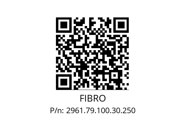   FIBRO 2961.79.100.30.250