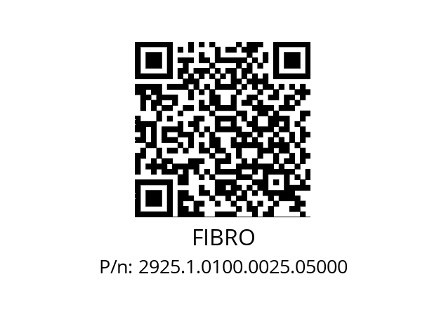   FIBRO 2925.1.0100.0025.05000