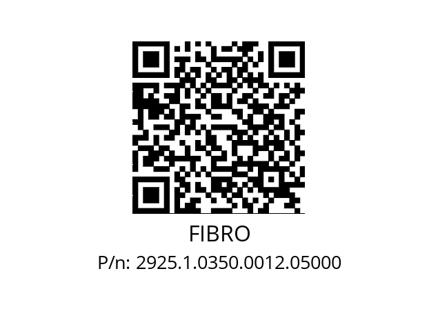   FIBRO 2925.1.0350.0012.05000