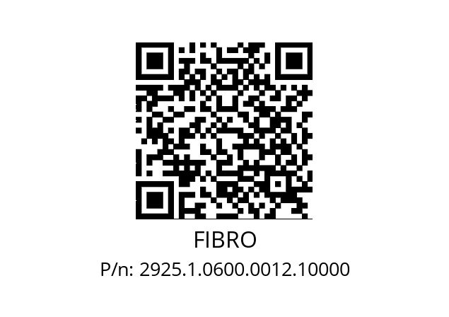   FIBRO 2925.1.0600.0012.10000