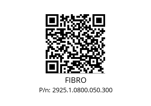   FIBRO 2925.1.0800.050.300