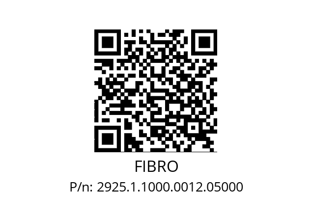   FIBRO 2925.1.1000.0012.05000