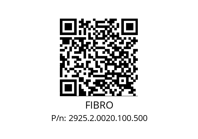   FIBRO 2925.2.0020.100.500