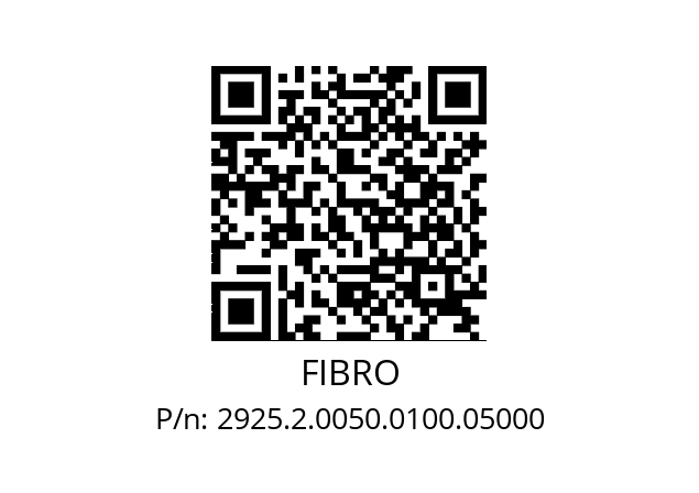   FIBRO 2925.2.0050.0100.05000