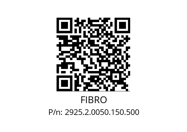   FIBRO 2925.2.0050.150.500