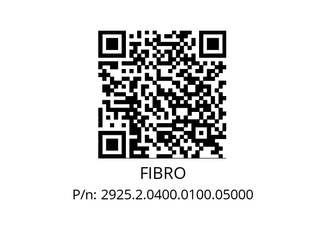   FIBRO 2925.2.0400.0100.05000