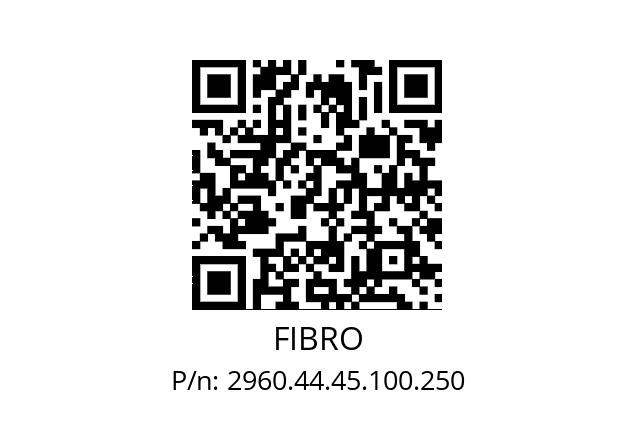   FIBRO 2960.44.45.100.250