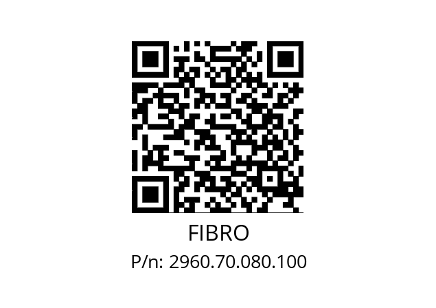   FIBRO 2960.70.080.100