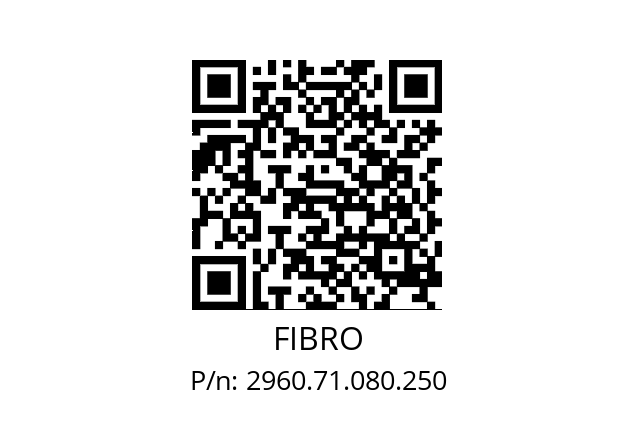   FIBRO 2960.71.080.250