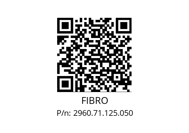   FIBRO 2960.71.125.050