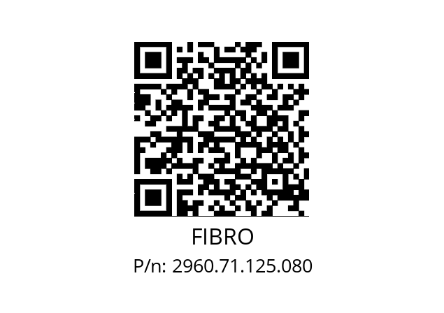   FIBRO 2960.71.125.080