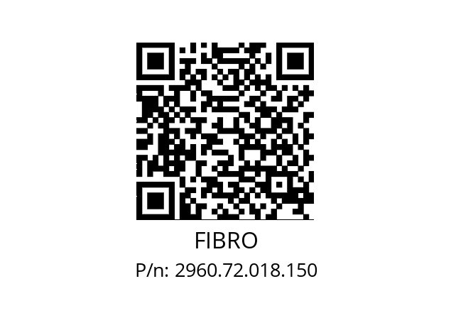   FIBRO 2960.72.018.150