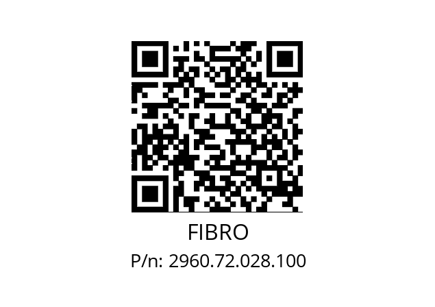   FIBRO 2960.72.028.100