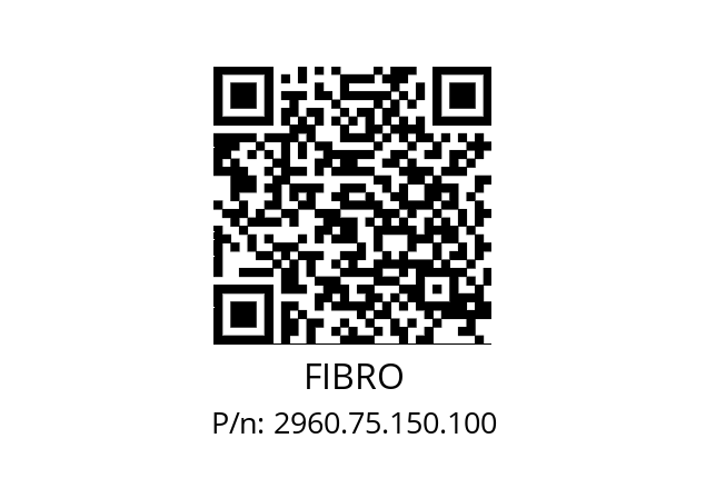   FIBRO 2960.75.150.100