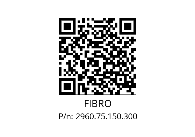   FIBRO 2960.75.150.300