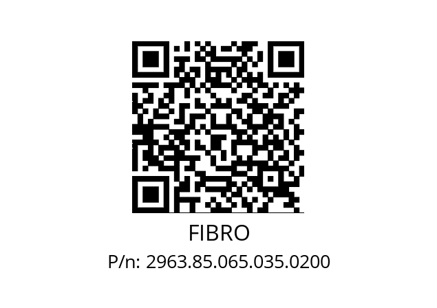   FIBRO 2963.85.065.035.0200