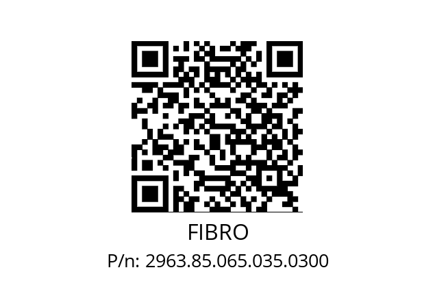   FIBRO 2963.85.065.035.0300