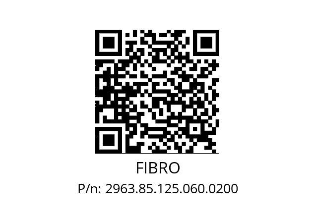   FIBRO 2963.85.125.060.0200