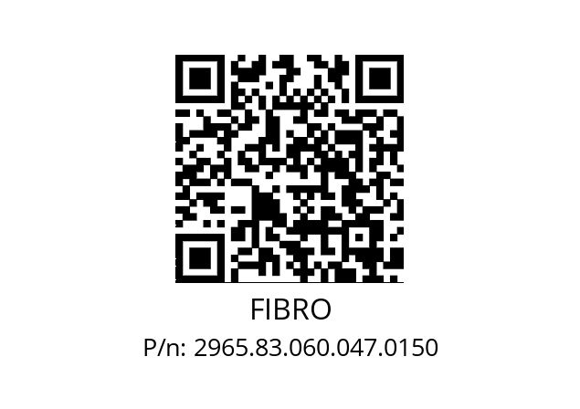   FIBRO 2965.83.060.047.0150