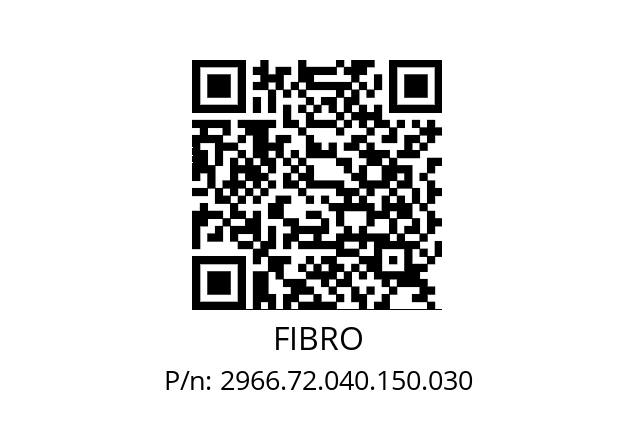   FIBRO 2966.72.040.150.030