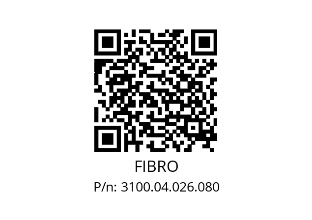   FIBRO 3100.04.026.080