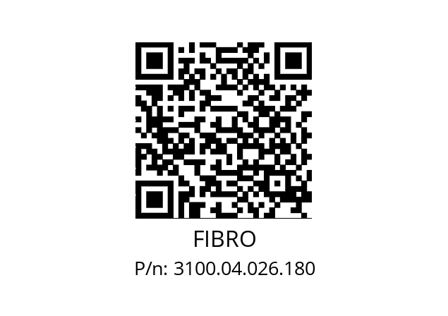   FIBRO 3100.04.026.180