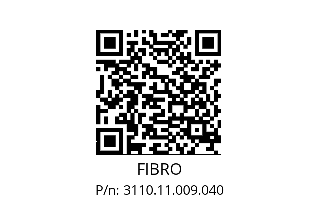   FIBRO 3110.11.009.040