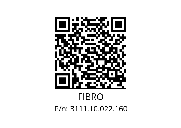   FIBRO 3111.10.022.160