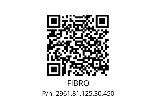   FIBRO 2961.81.125.30.450