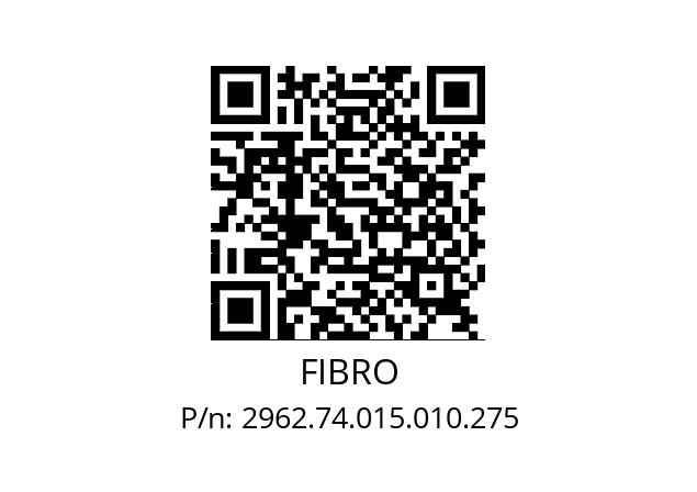   FIBRO 2962.74.015.010.275