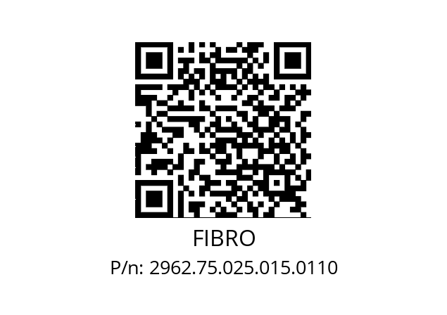   FIBRO 2962.75.025.015.0110