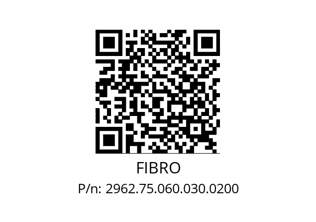   FIBRO 2962.75.060.030.0200